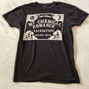 My Chemical Romance Tshirt With Ouijia Board Graphics Size Large